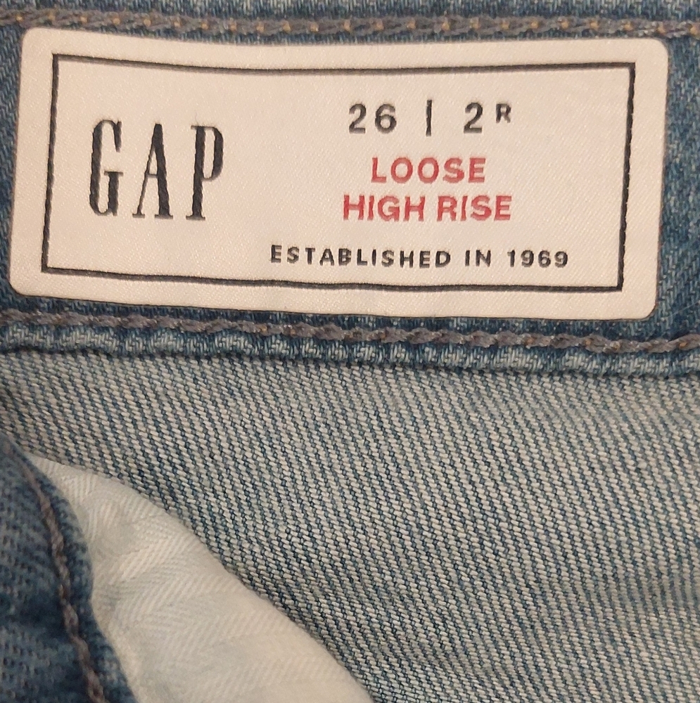 Blue Straight Leg Jeans with Natural Fading - Picture 3 of 9